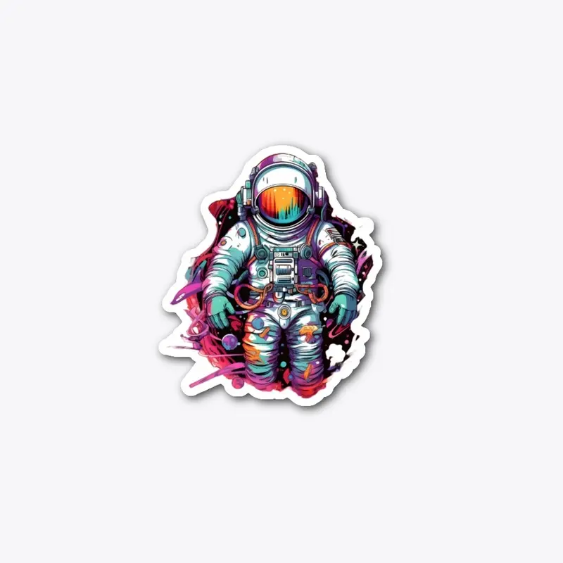 Trippy Astronaut Design